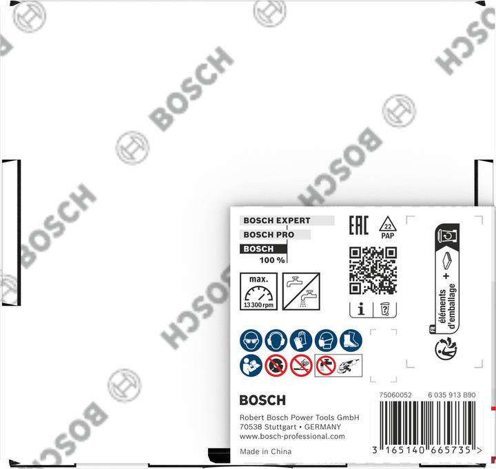 Produktbild Bosch Professional Zubehör Diamanttrennscheibe Standard for Ceramic, 115 x 22,23 x 1,6 x 7 mm, 10er-Pack