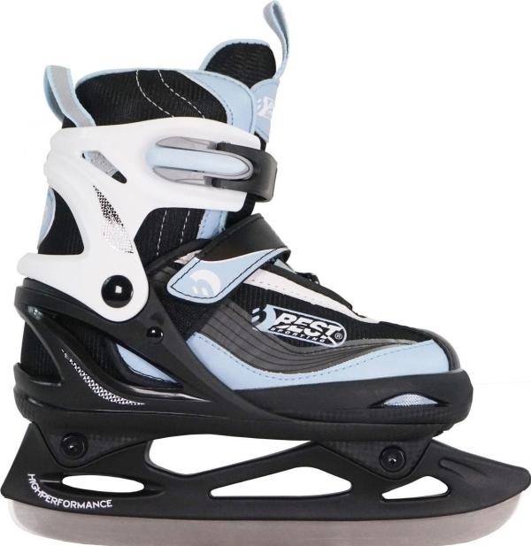 Produktbild Best Sporting Grössenverstellbare Schlittschuhe, Grösse 30-33, schwarz-blau (30, 31, 32, 33)
