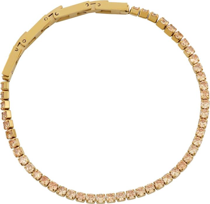 Actual product image Liu Jo Glittering Gold Plated Bracelet with Crystals MLJ339