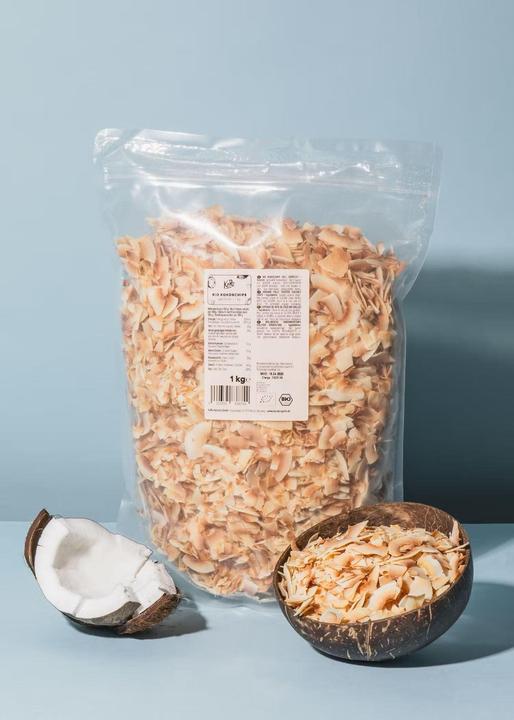 KoRo Bio getrocknete und geröstete Kokoschips (1000 g)