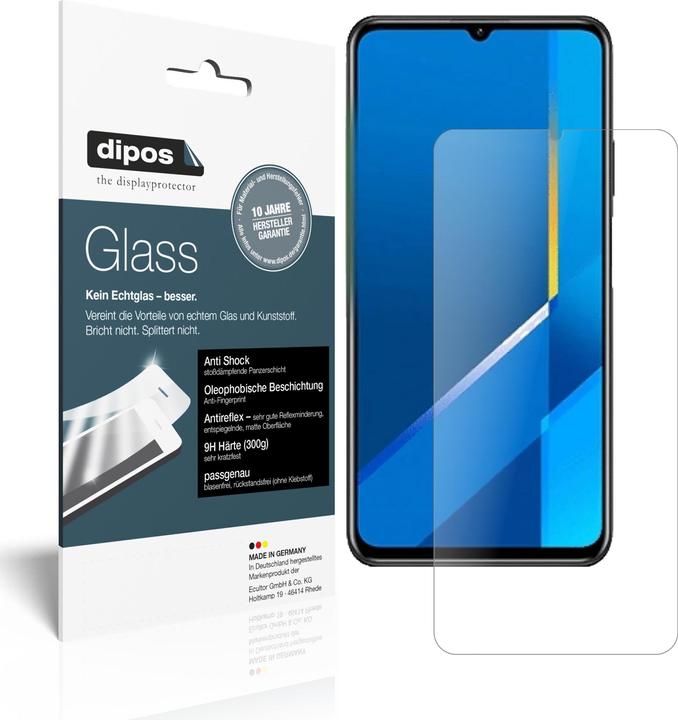 Actual product image Dipos Screen Protector Anti-Shock (2 Piece, Honor X10 Max 5G)