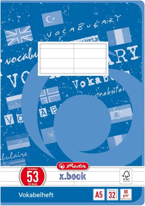 Actual product image Herlitz 415588 Notebook (A5, Lined, Hardcover)