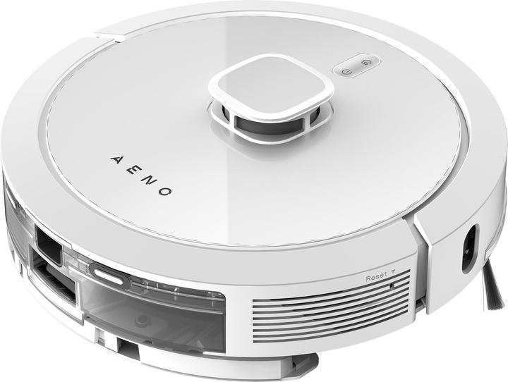 Produktbild Aeno White, Laser Robot Vacuum cleaner with 5200mAh battery,300ml dustbin, 300ml water tank. Self Empty S (Saugwischroboter)