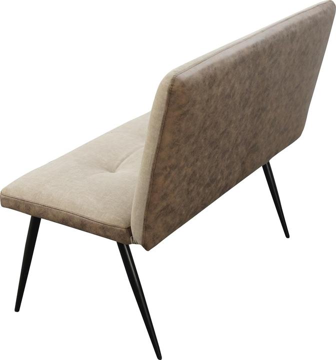 Produktbild HTI-Living 2-Sitzer Bank Antikbraun/Taupe Joschka (112 cm)