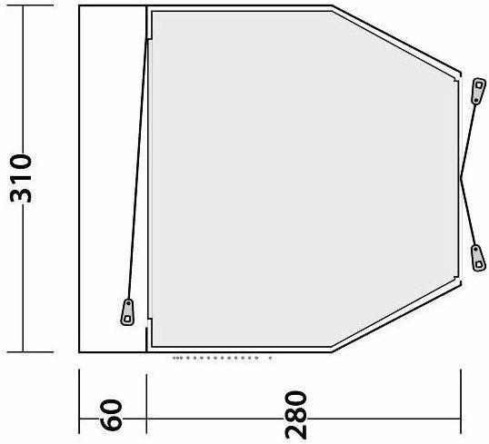 Actual product image Easy Camp shamrock (Awning, 7.60 kg)