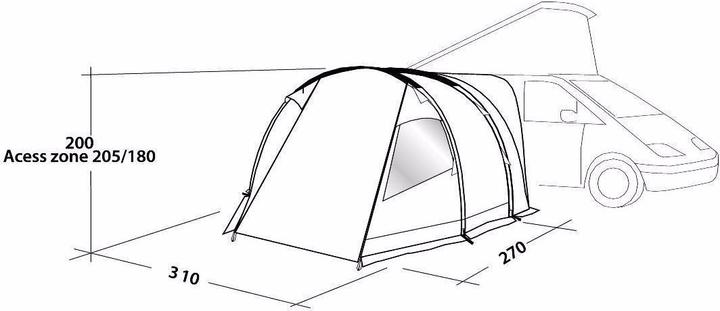 Actual product image Easy Camp shamrock (Awning, 7.60 kg)