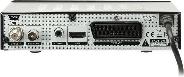 Image du produit Opticum Récepteur câble HD C200 PVR, noir (DVB-C/T2/S2)