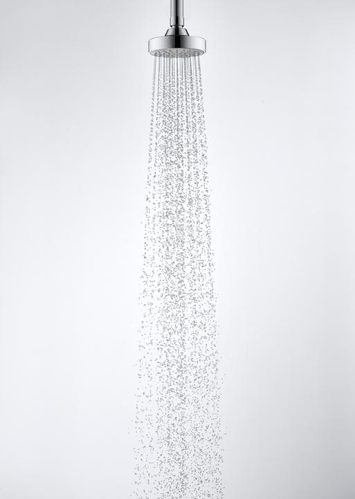 Actual product image Duravit Shower arm ceiling mount. round rosette 125mm chrome