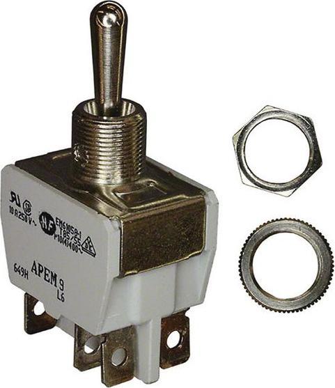 Produktbild APEM Kippschalter 2-polig E-A-E 10A 250VAC