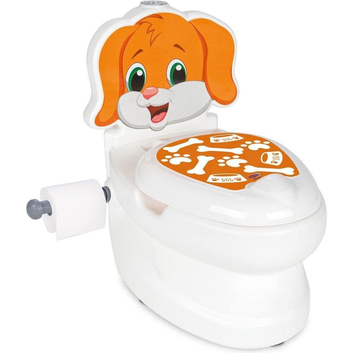 Jamara, Toilet trainer, My Little Toilet Dog met doorspoelgeluid en toiletpapierhouder