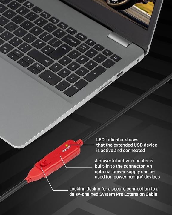 Immagine prodotto Lindy Estensione attiva USB 2.0 (USB 2.0)
