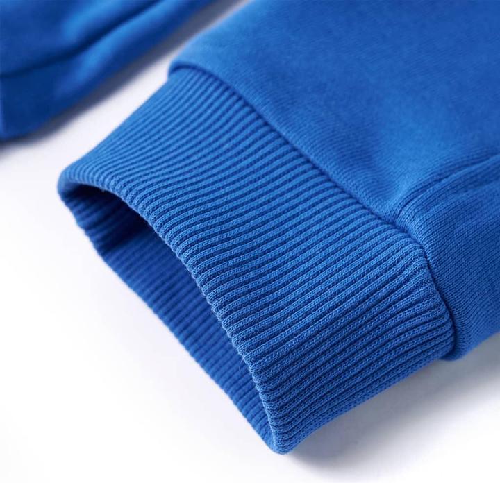 Immagine prodotto VidaXL Pantaloni della tuta da ginnastica per bambini blu 140,Materiale: 80 % cotone. 20 (140)
