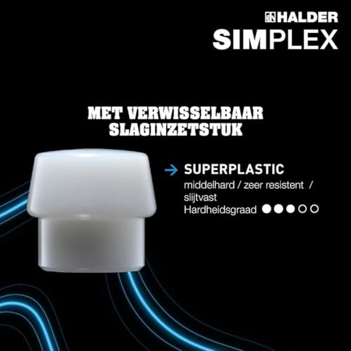 Produktbild Simplex 751 Simplex-Spaltaxt mit Keilstegen mit Stahlgussgehäuse und Hickorystiel, Ø 50 / Stiel 685 mm inkl
