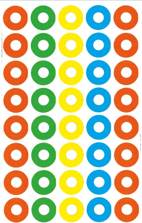 Actual product image Avery Hole reinforcement rings