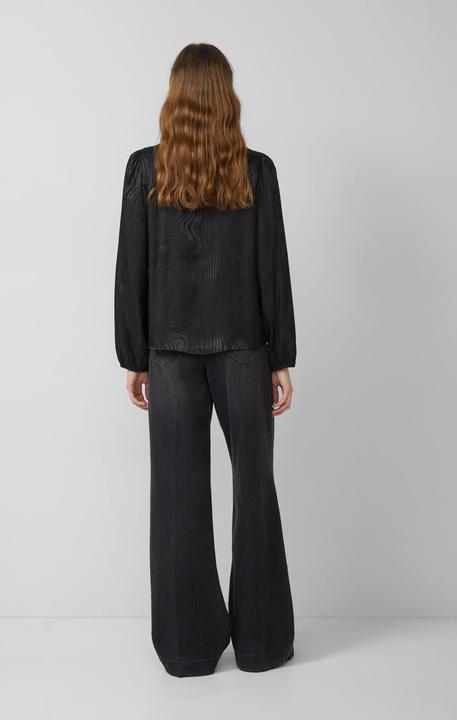 Immagine prodotto s.Oliver Bluse Fliessende Jacquardbluse mit Raffung (40)