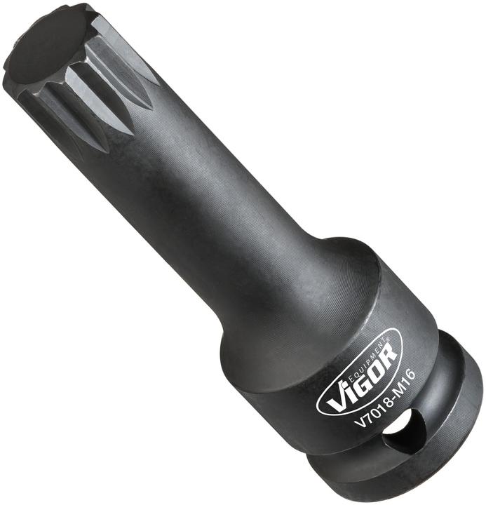 Actual product image Vigor 1/2" INTERNAL MULTI-TOOTH IMPACT SOCKET M16
