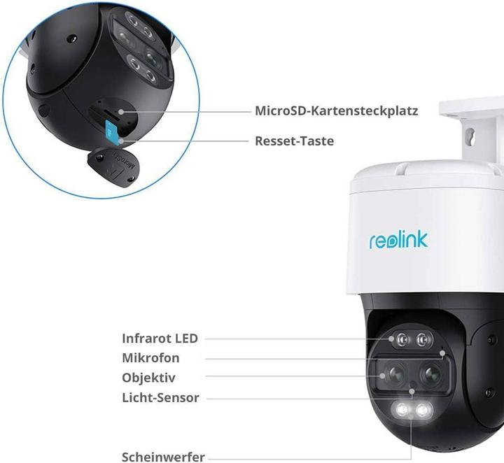 Produktbild Reolink TrackMix Series P760-4K 8MP (3840 x 2160 Pixels)