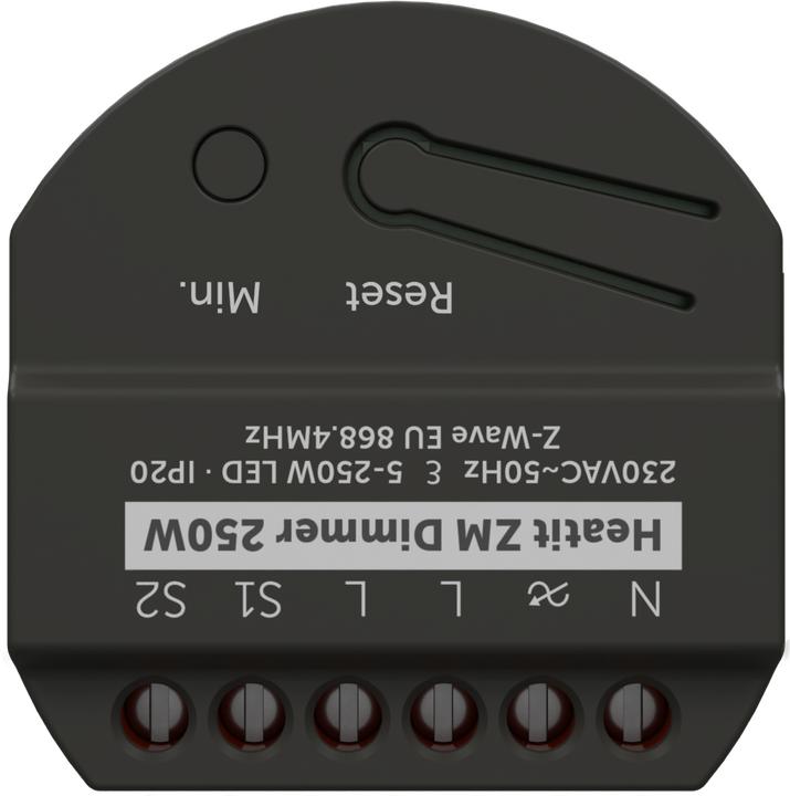 Produktbild Heatit Controls - 250W Z-Wave+ 800 ZM Dimmer Modul (Dimmaktor)