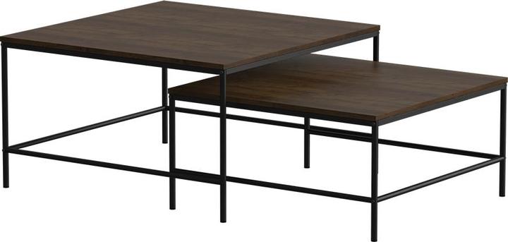 Eiche Rustikal, Schwarz