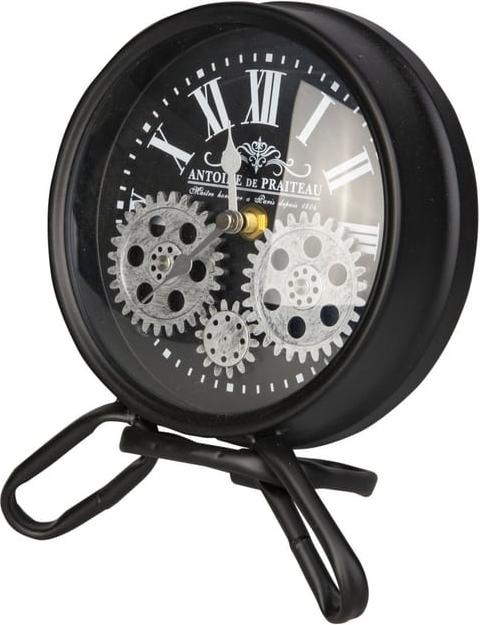 Produktbild MICA Living Tischuhr Industrial schwarz - ca. 16,5 x 7 x 24,5 cm