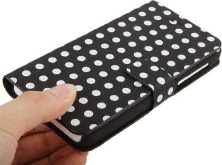 Produktbild König Design Schutzhülle Flip Hülle dünn für Handy BlackBerry Z10 Schwarz / Weiss (Blackberry Z10)