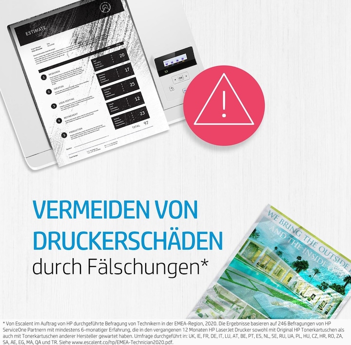 Actual product image HP 410x (C)