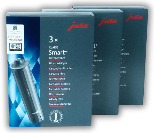 Actual product image Jura Dreierpack Claris Smart + (9 Filter) (9 x)