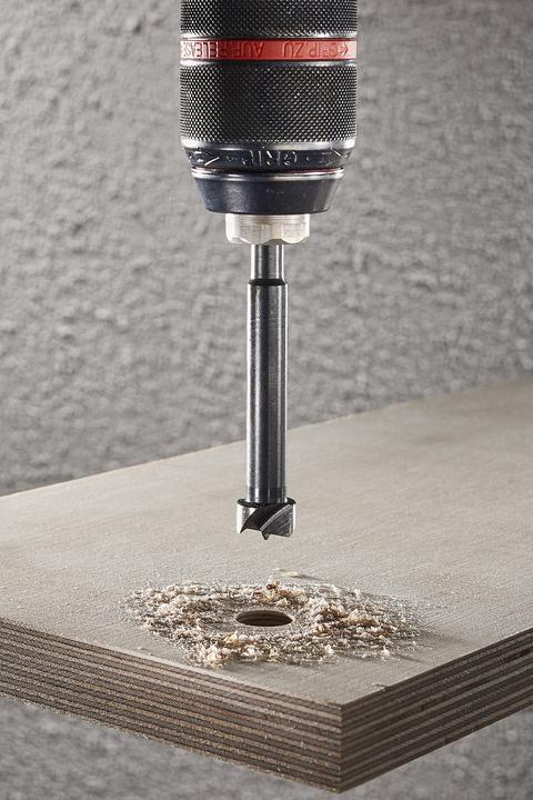 Actual product image wolfcraft 1 cylinder drill WS ø15x90mm (8 mm)