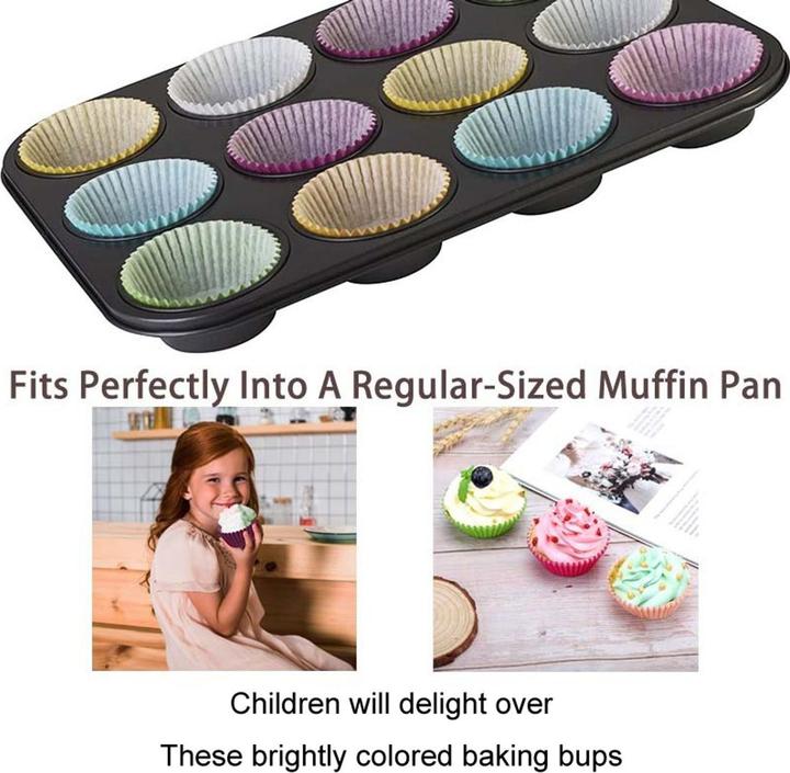 Produktbild König Design 100 Muffinförmchen Pralinenförmchen Papier Backform Backen Haushalt Backzubehör