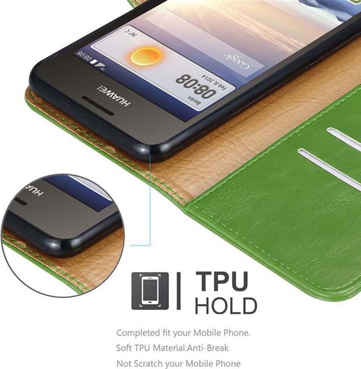 Produktbild Cadorabo Book Luxury Cover (Huawei Ascend Y330, Huawei Ascend Y360)
