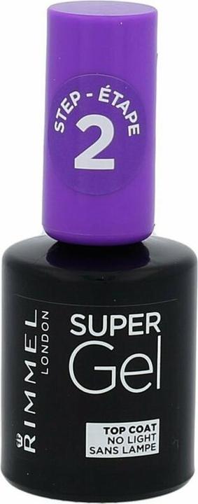 Actual product image Rimmel London Super Gel Top Coat (Transparent, Top coat)