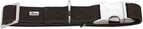 Hunter Halsband Softie Alu-Strong Kunstleder Nubuk (L, Hund, Hundesport)