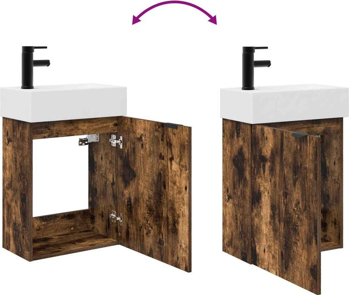 Produktbild vidaXL Badezimmerschrank (45.50 x 22.50 x 84 cm)