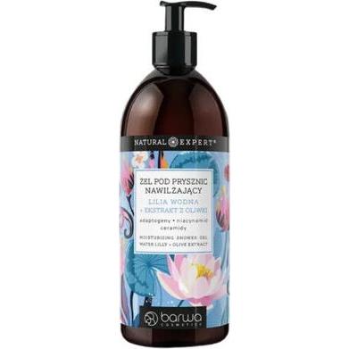 Barwa, Duschmittel, Natural Expert Feuchtigkeitsspendendes Duschgel Wasserlilie mit Extrakt (480 ml)
