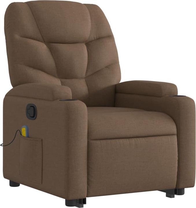 Immagine prodotto vidaXL Poltrona massaggiante con ausilio in tessuto