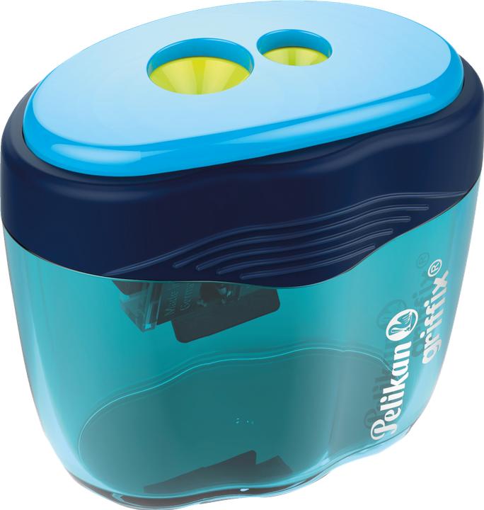 Pelikan Puntenslijper dubbele box slijper griffix blauw 8 stuks.