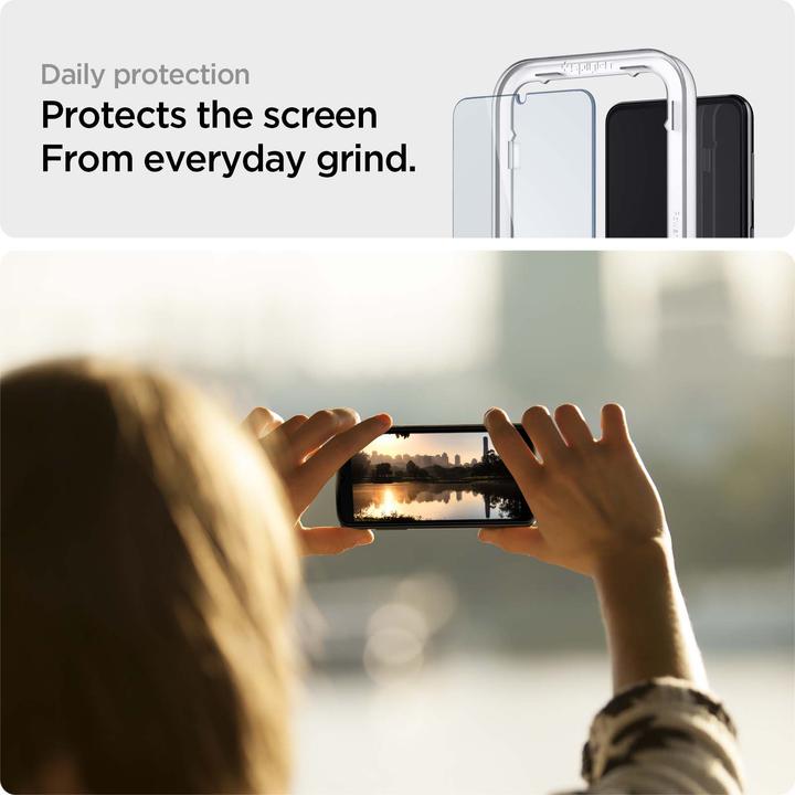 Actual product image Spigen TEMPERED GLASS ALM GLAS.TR 2 PACK GALAXY A13 4G (2 pcs., Samsung Galaxy A13)
