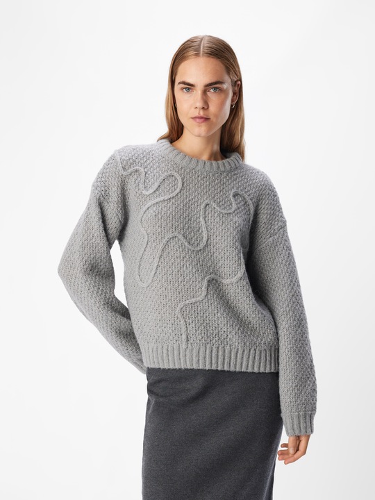 Produktbild Object Texturierter Strickpullover (S)