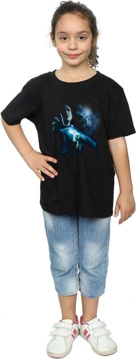Actual product image Girls Voldemort Shadow Cotton T-Shirt (140, 146)
