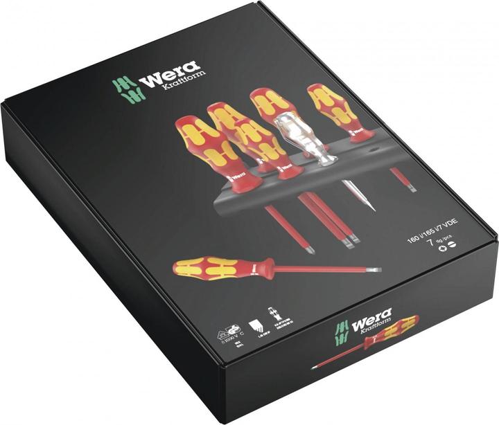 Produktbild Wera 160 i/165 i/7 Rack (Pozidriv-Kreuzschlitz (PZ), Schlitzschrauben)