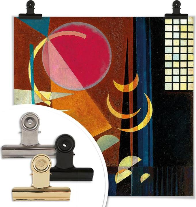 Actual product image Trenddeko Kandinsky - Sharp and calm (100 x 100 cm)