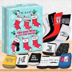 Actual product image Paladone Products Friends Sock Advent Calendar