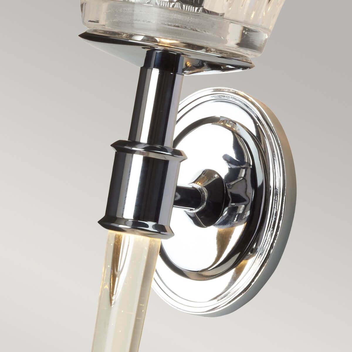 Thumbnail - Elstead Lighting, Wandleuchte + Deckenleuchte, Agatha LED Wandleuchte G9 Poliertes Chrom IP44 (320 lm, G9)