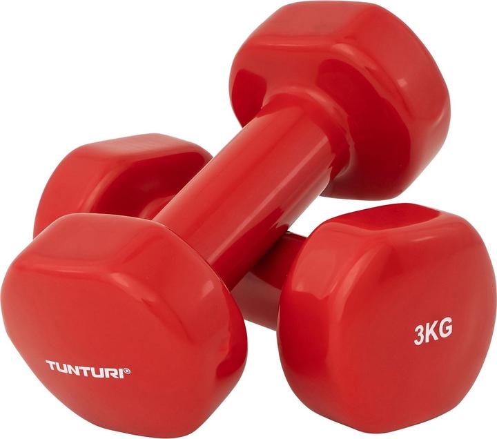 Produktbild Tunturi Vinyl Kurzhanteln (2 x 3 kg)
