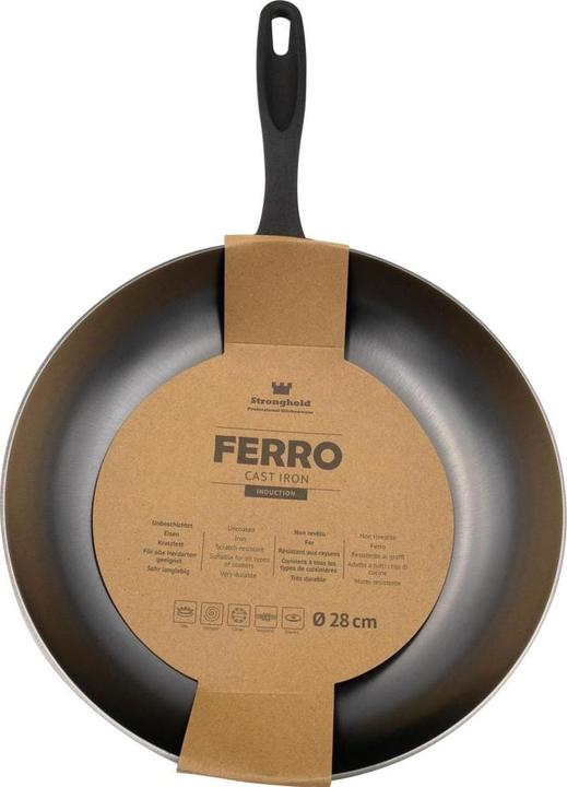 Immagine prodotto Stronghold Padella in ghisa da 28 cm (28 cm, Padella per friggere, Ghisa)