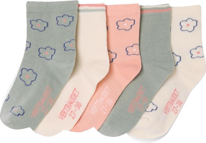 Produktbild Vertbaudet 5er-Pack Mädchen Socken Blumen (5er Pack, 27, 30)