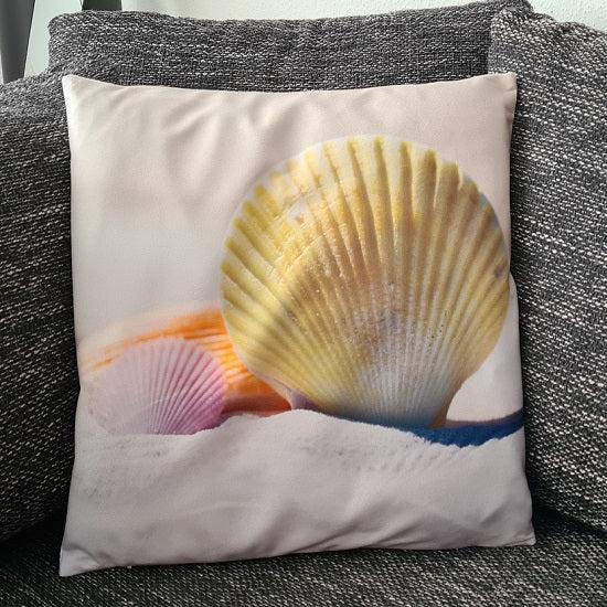 Tinisu, Dekokissen, Kissenbezug Sandstrand & Muscheln / Beach - 45cm x 45cm (45 x 45 cm)