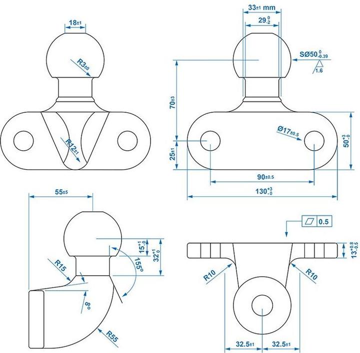 Image du produit ProPlus Boule d'attelage