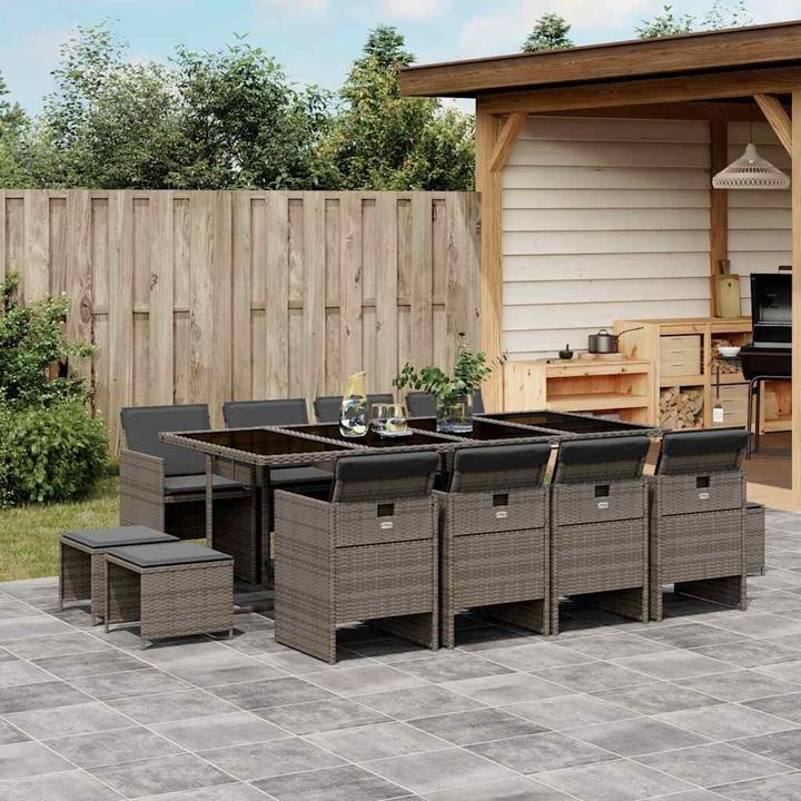 Produktbild vidaXL Garten Essgruppe (220 x 106 x 73 cm)