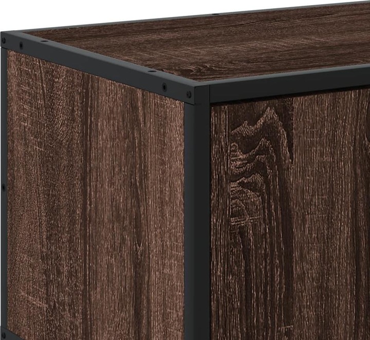 Image du produit VidaXL Meuble TV Lowboard Meuble TV Table de télévision brun imitation chêne (100 x 35 x 41 cm)